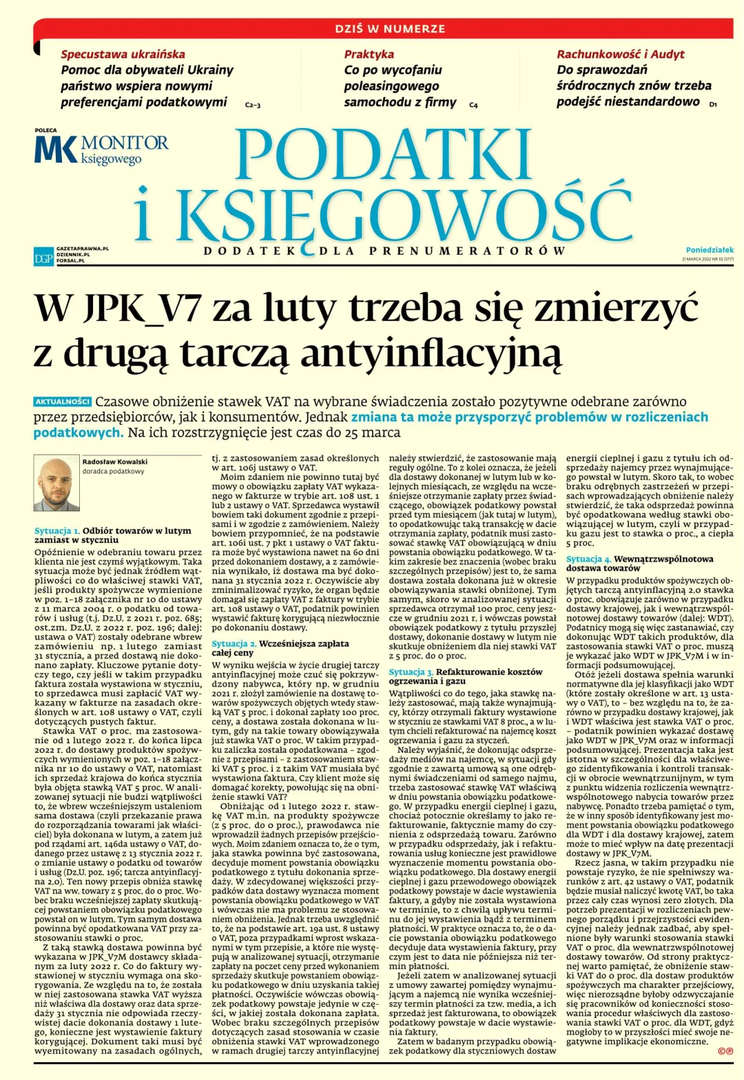 PODATKI I KSIĘGOWOŚĆ