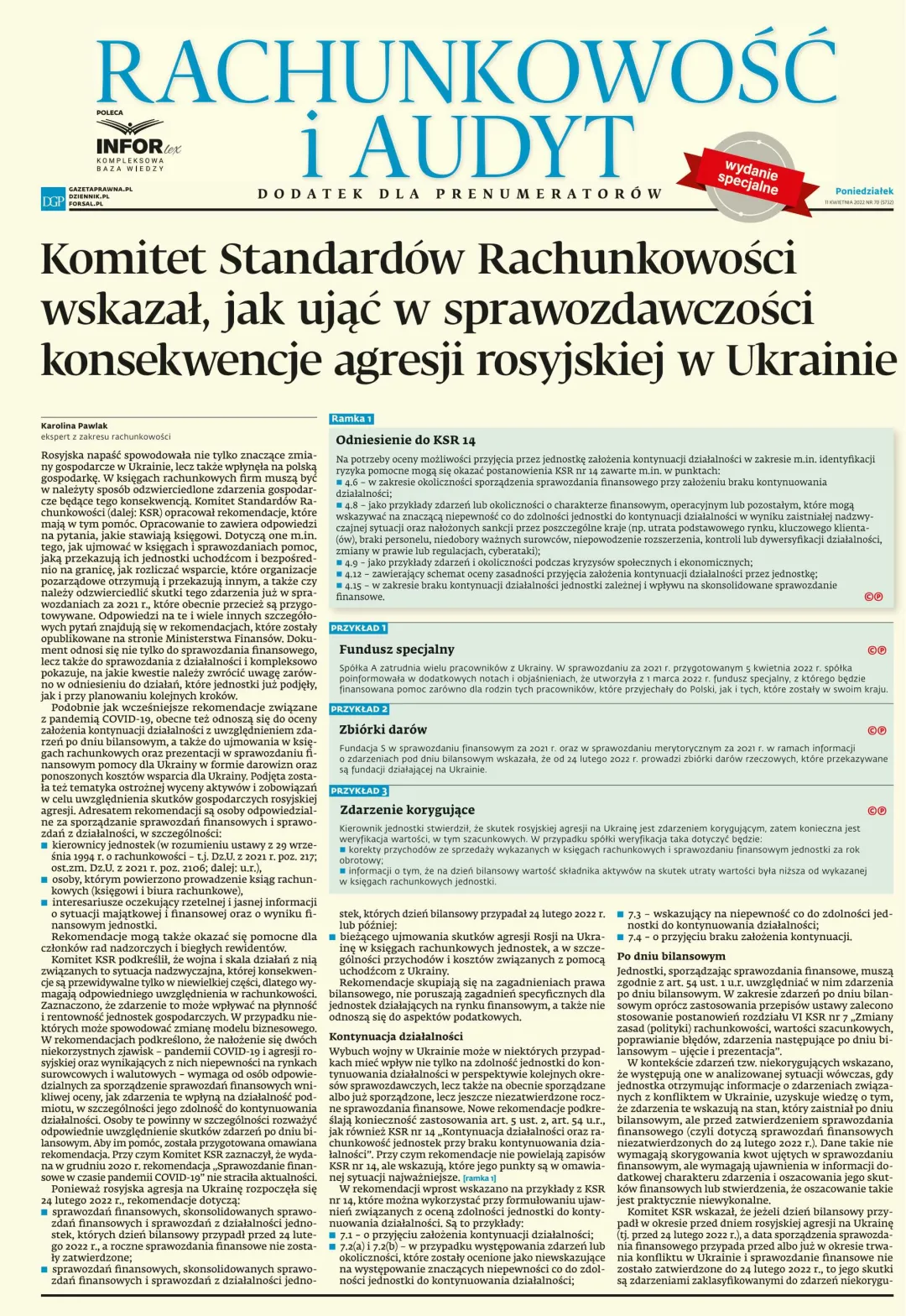 RACHUNKOWOŚĆ I AUDYT