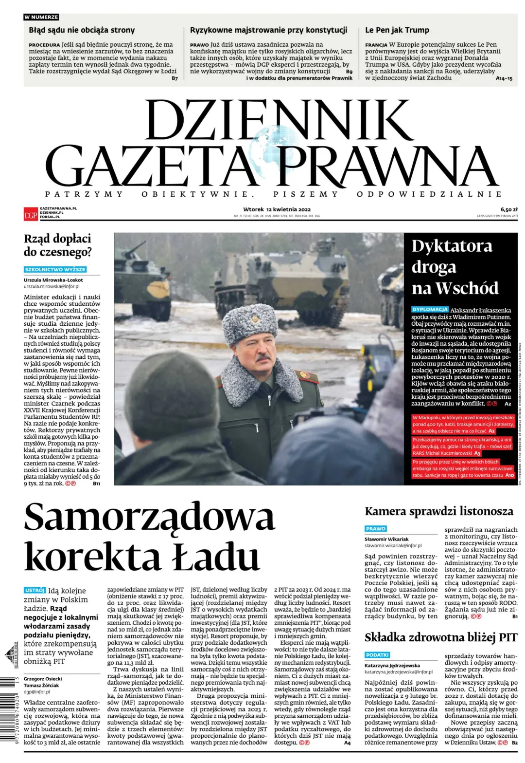 PIERWSZA STRONA DGP