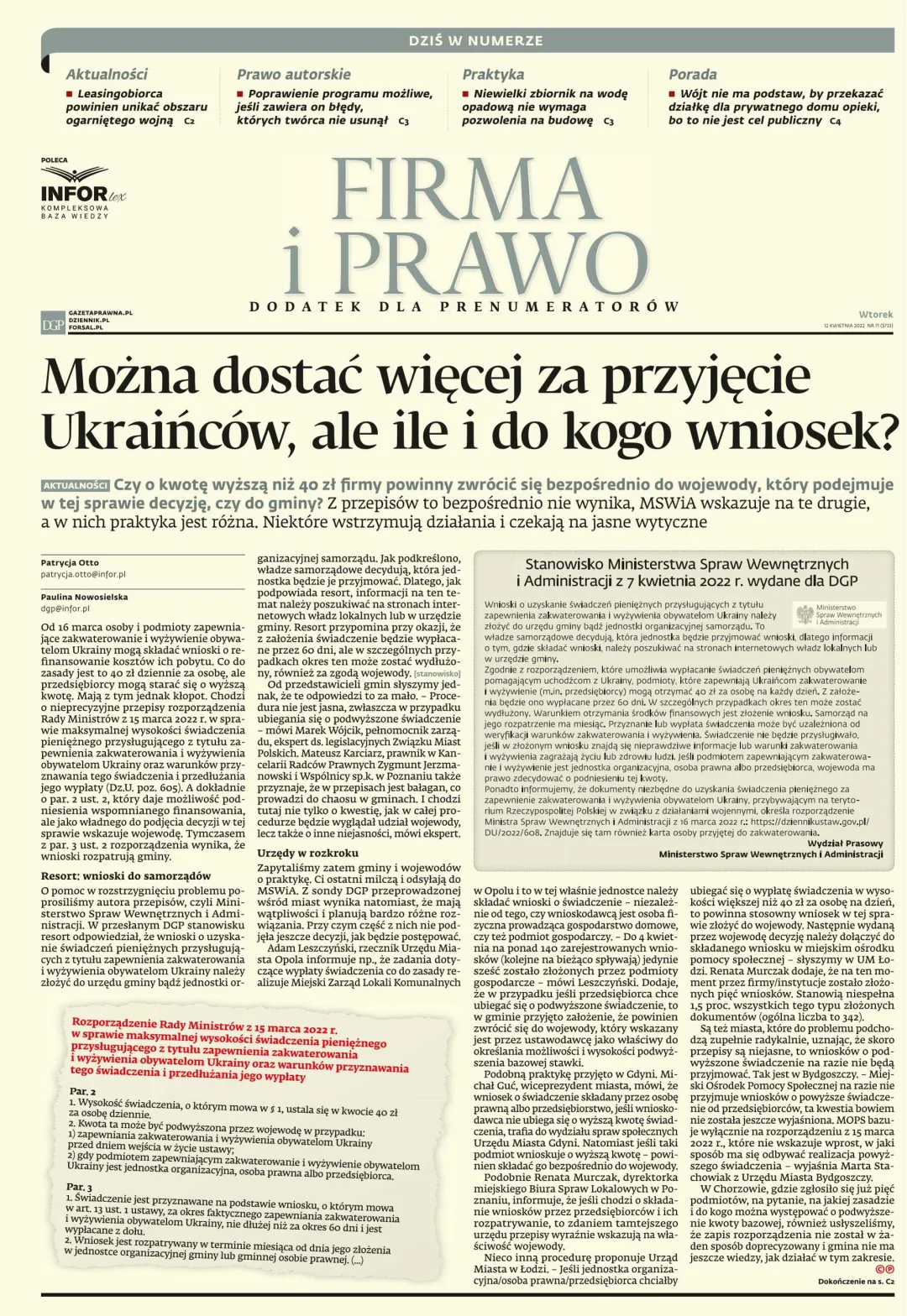FIRMA I PRAWO