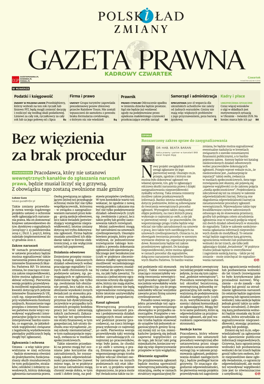 PIERWSZA STRONA GP