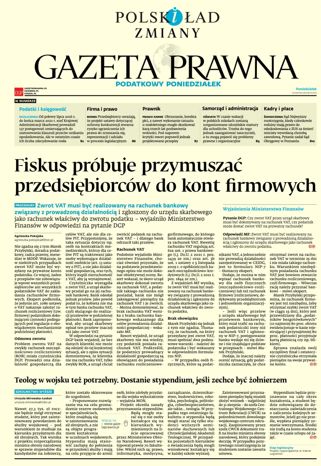 PIERWSZA STRONA GP