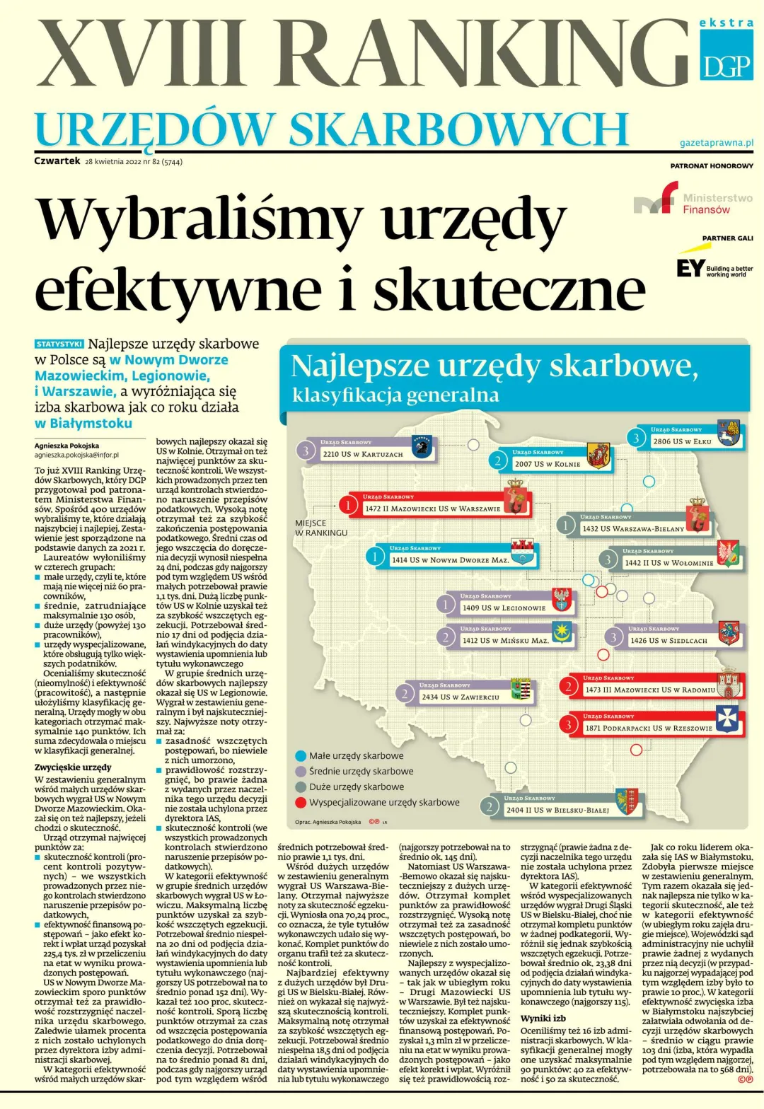 RANKING URZĘDÓW SKARBOWYCH