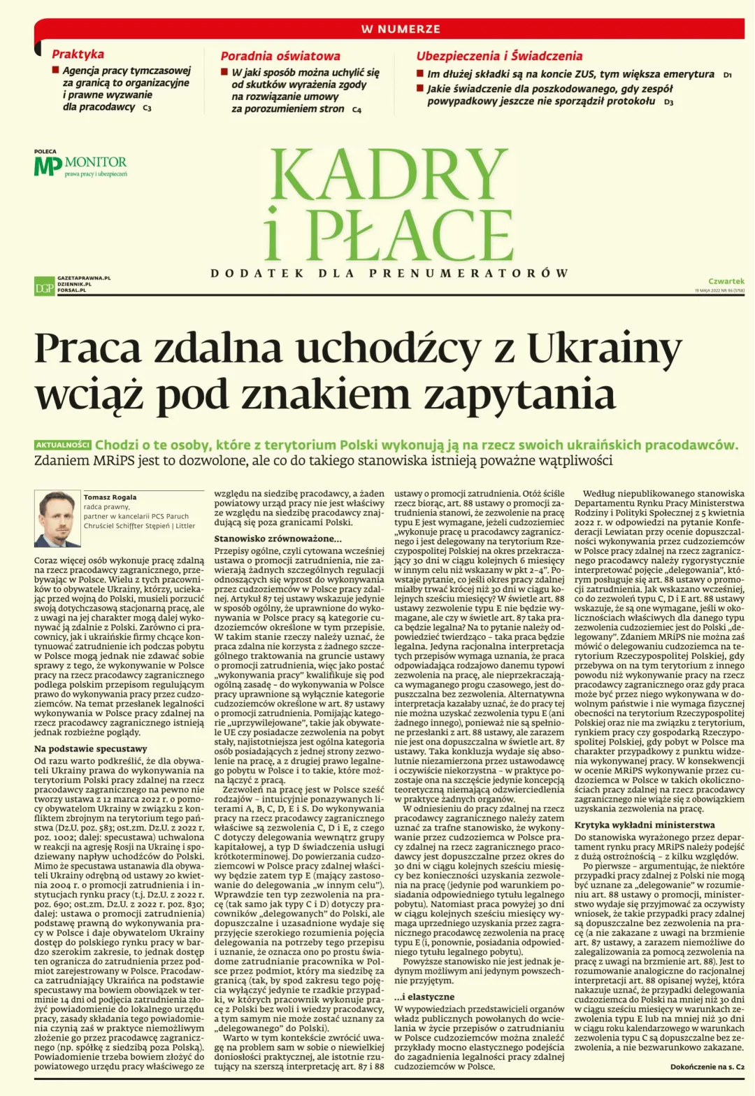 KADRY I PŁACE