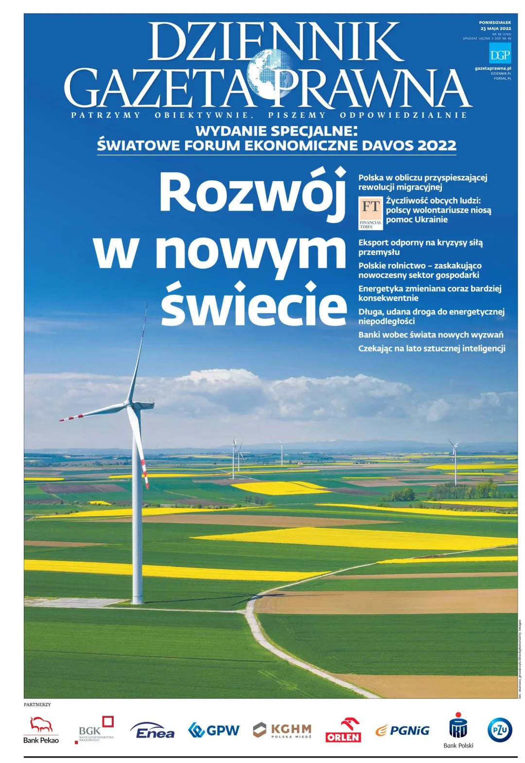 ŚWIATOWE FORUM EKONOMICZNE DAVOS 2022