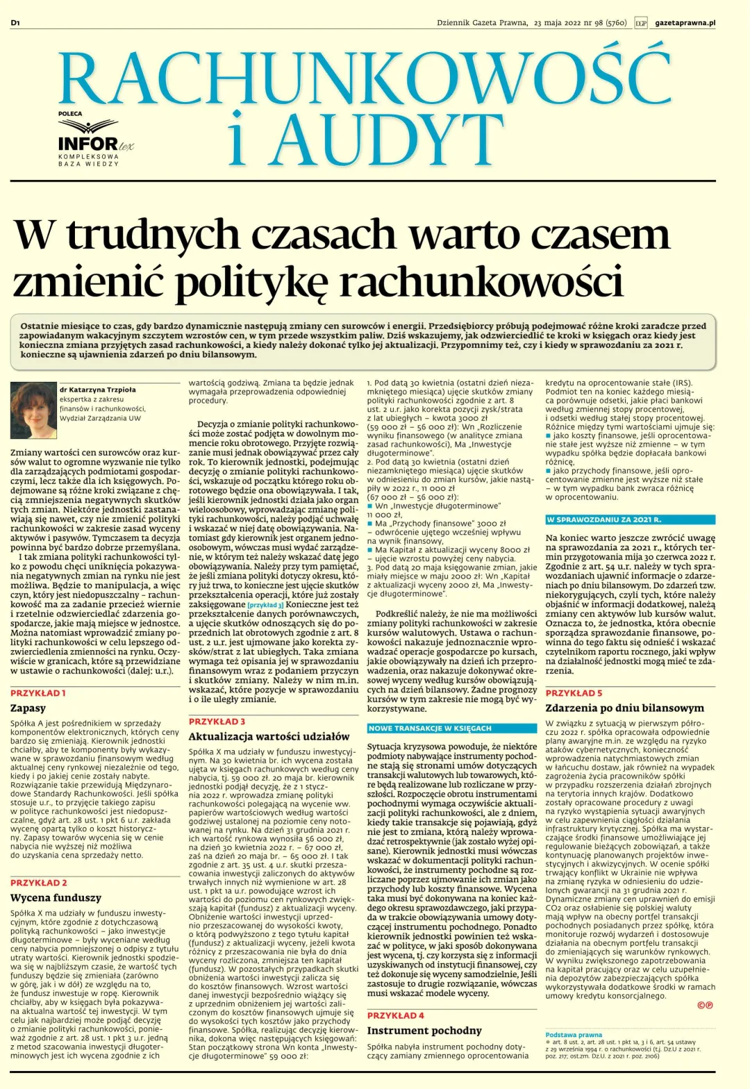 RACHUNKOWOŚĆ I AUDYT