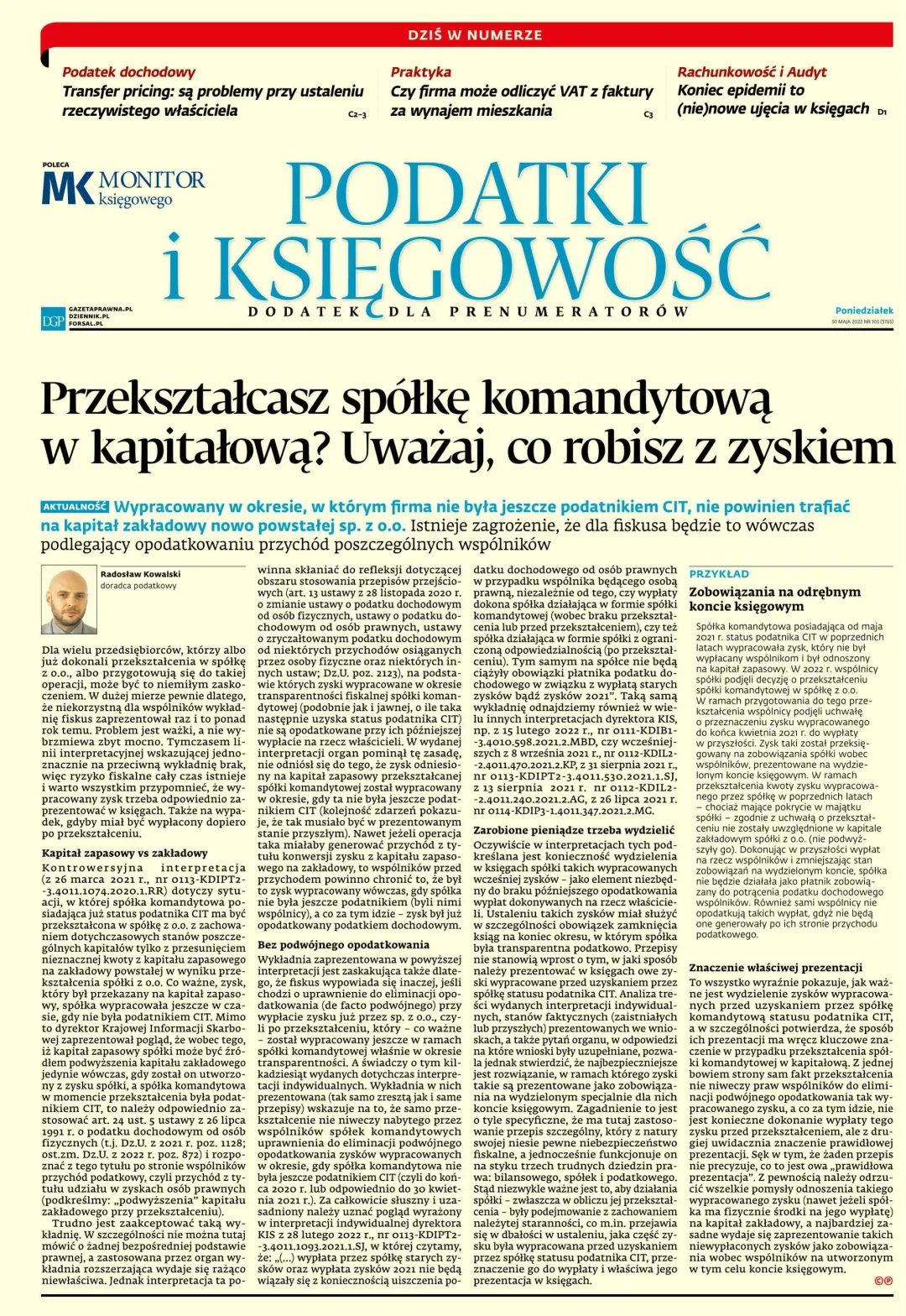 PODATKI I KSIĘGOWOŚĆ