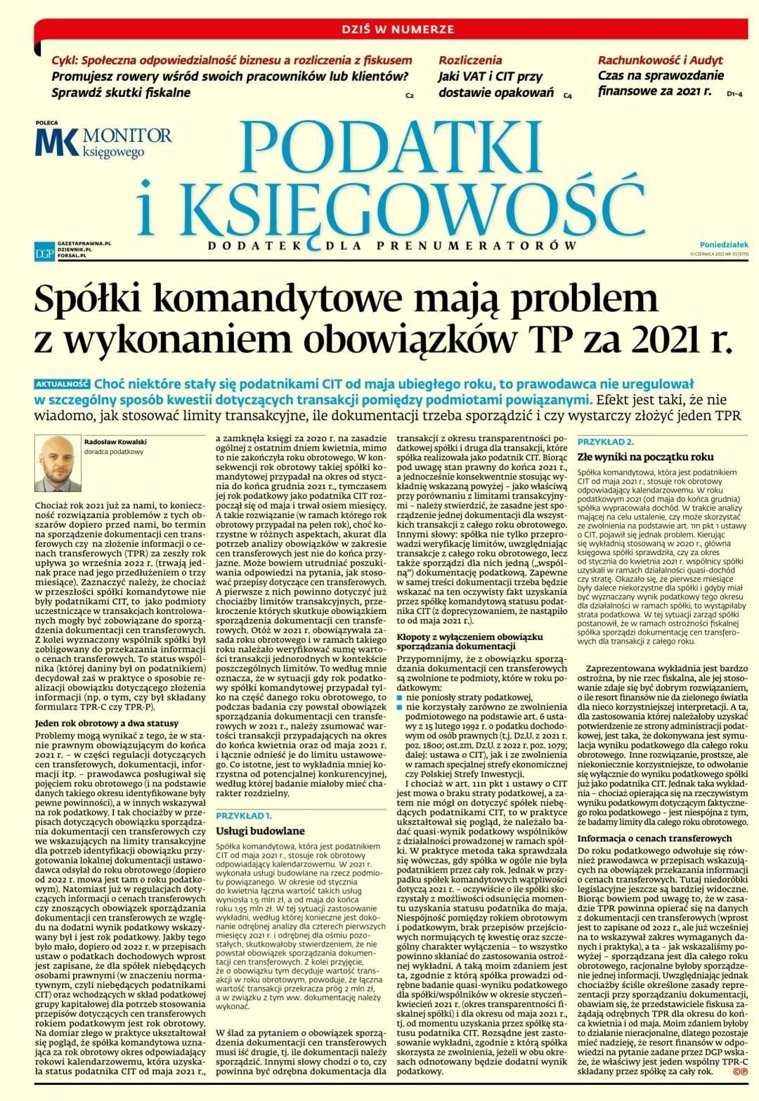 PODATKI I KSIĘGOWOŚĆ