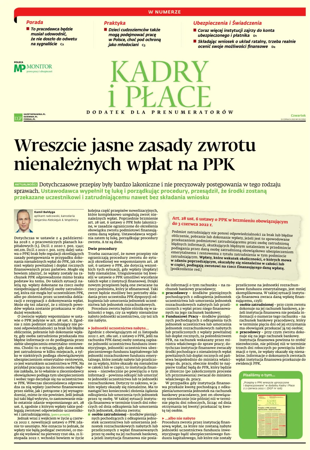 KADRY I PŁACE