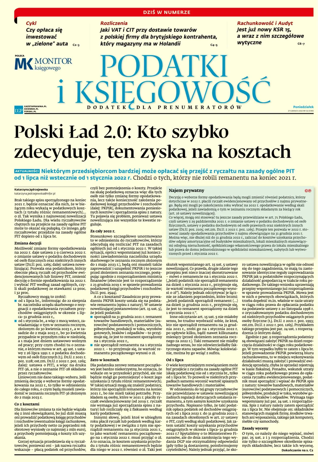 PODATKI I KSIĘGOWOŚĆ