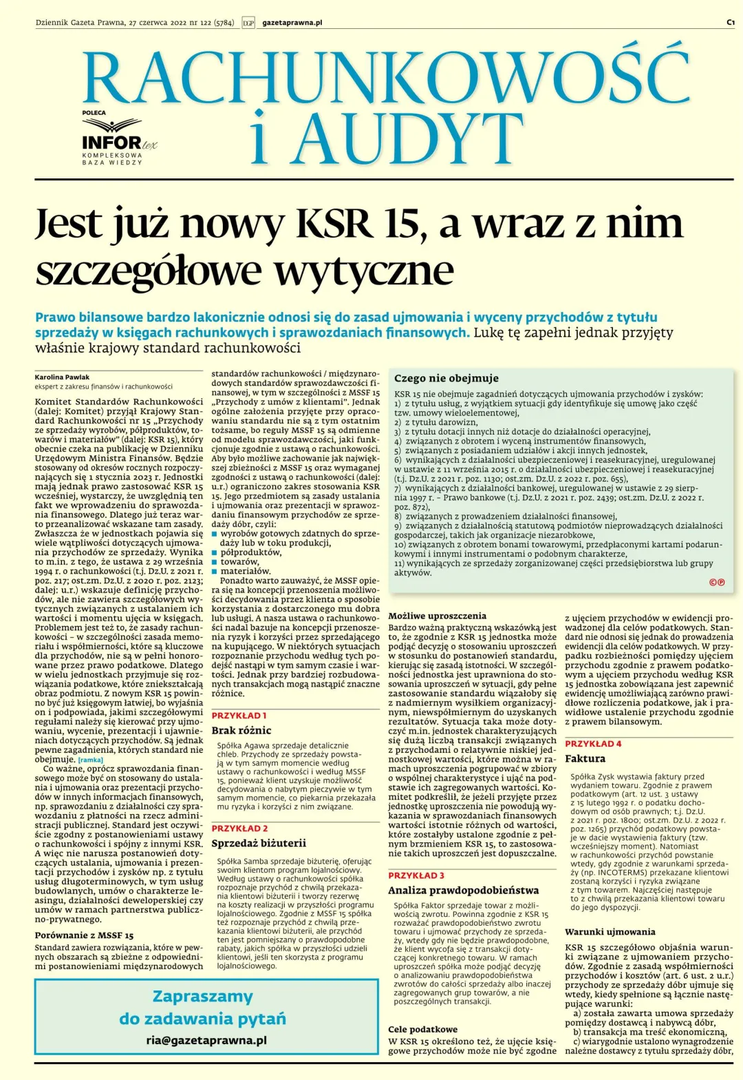 RACHUNKOWOŚĆ I AUDYT