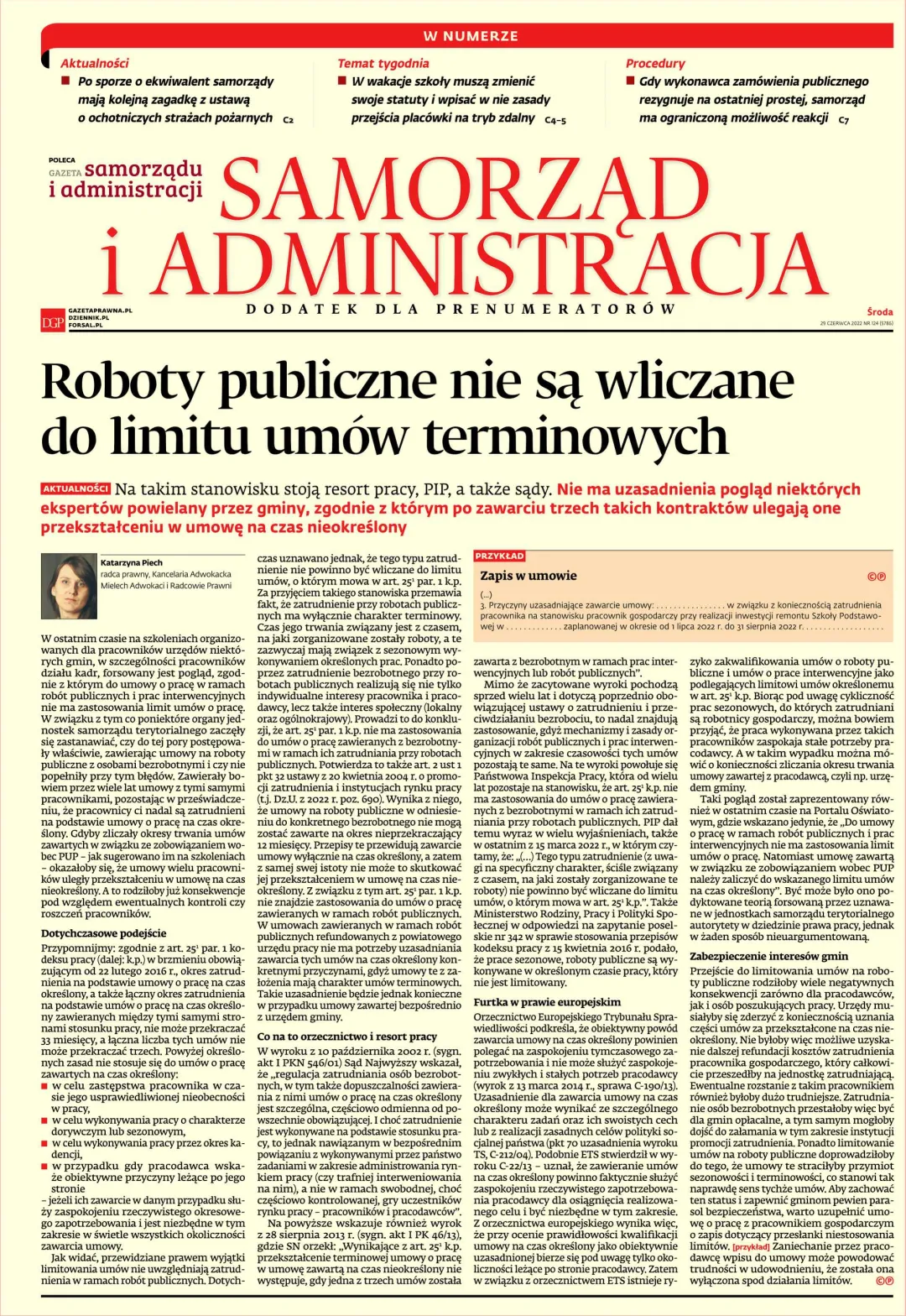 SAMORZĄD I ADMINISTRACJA