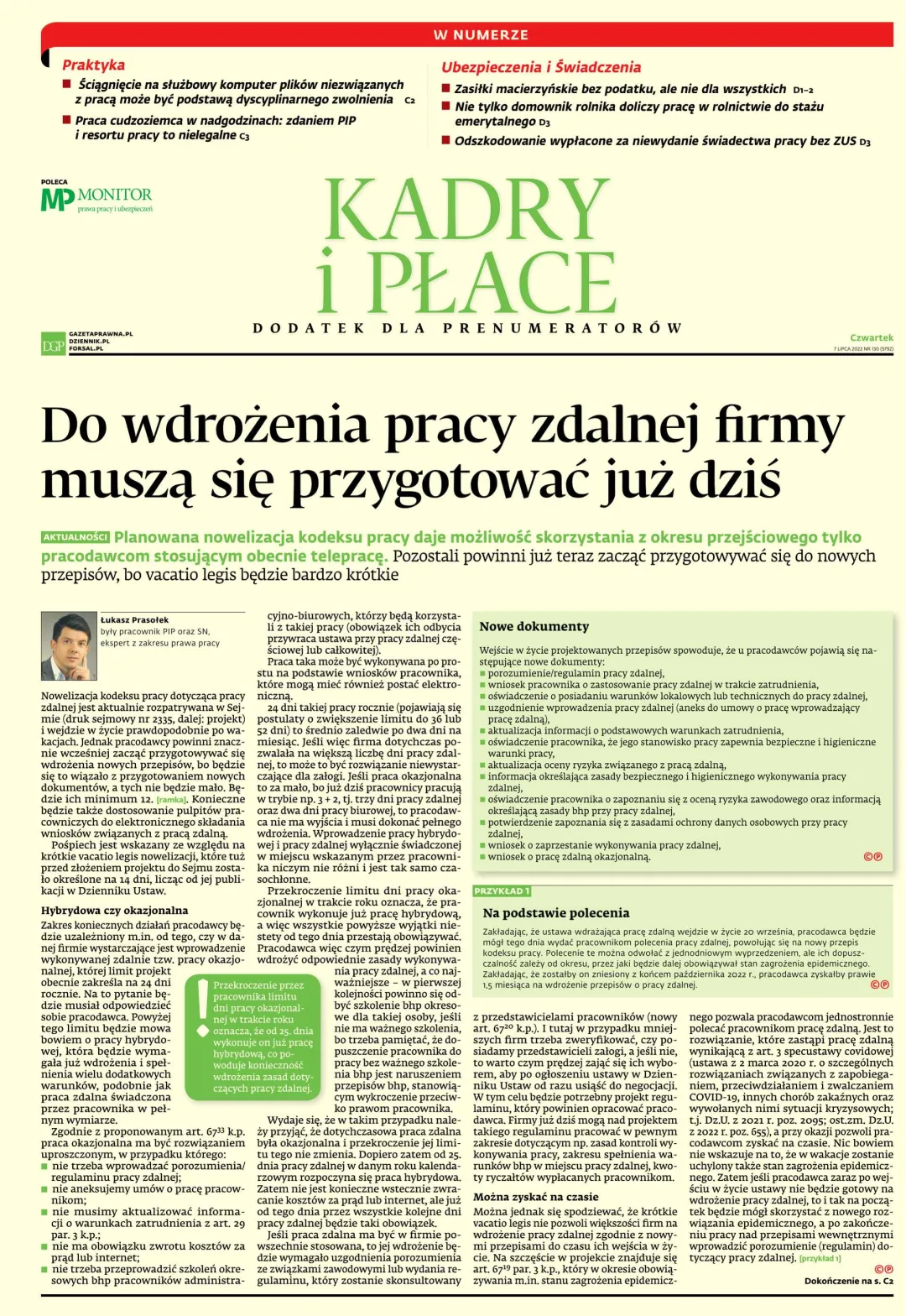 KADRY I PŁACE