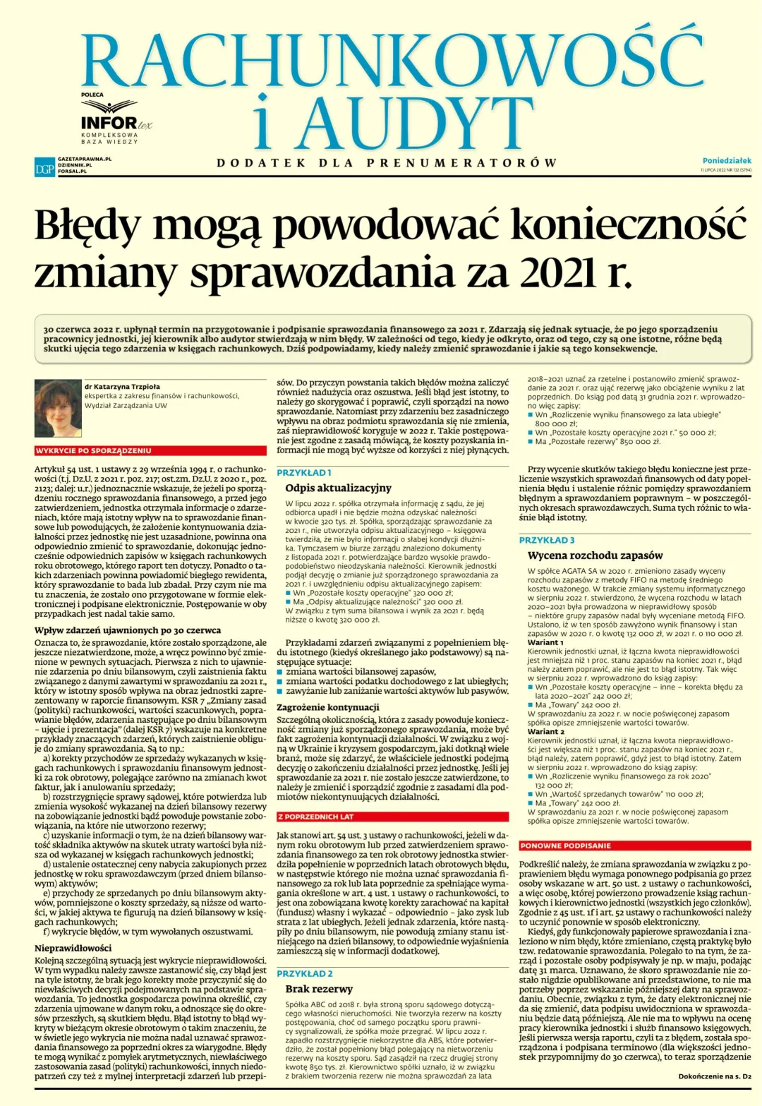 RACHUNKOWOŚĆ I AUDYT