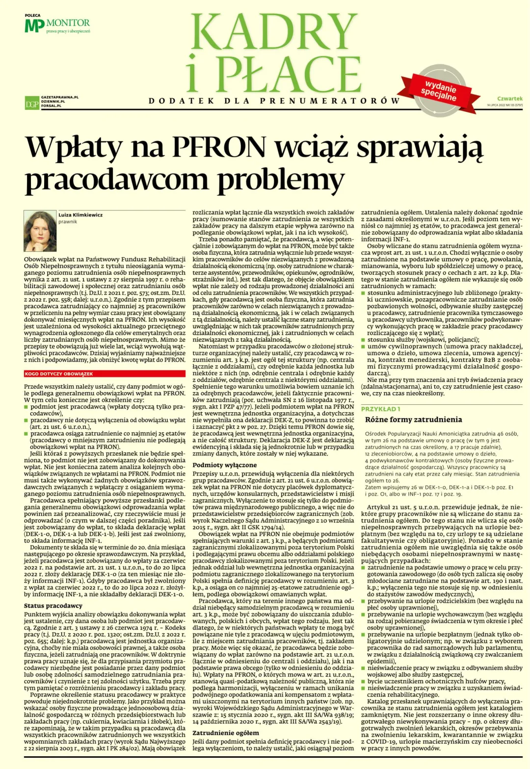 KADRY I PŁACE