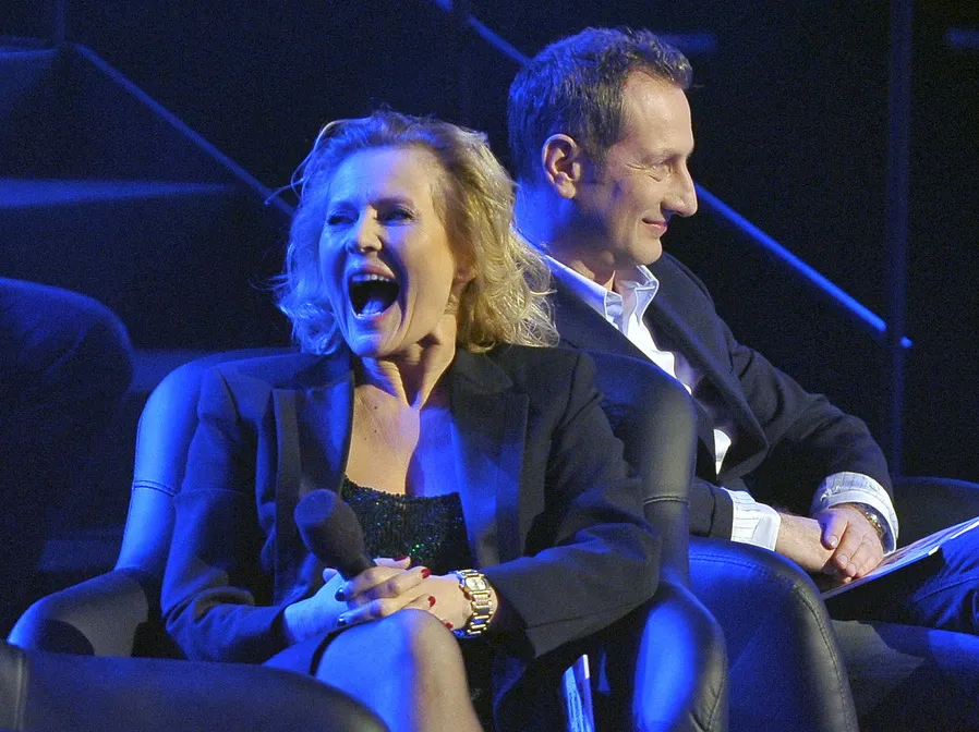 Rozbawiona jurorka Grażyna Szapołowska