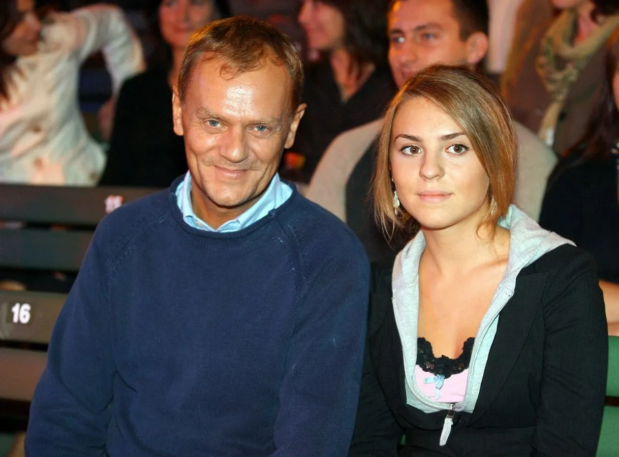 Premier Donald Tusk z córką Kasią