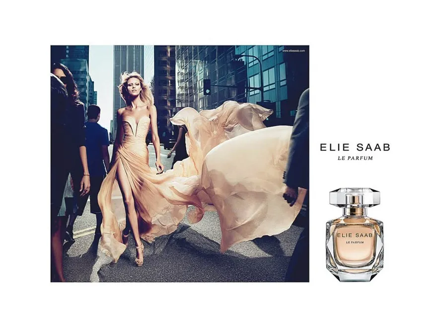 Anja Rubik w reklamie perfum Le Parfum Elie Saab