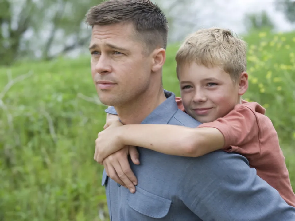 Brad Pitt w filmie "Drzewo życia"