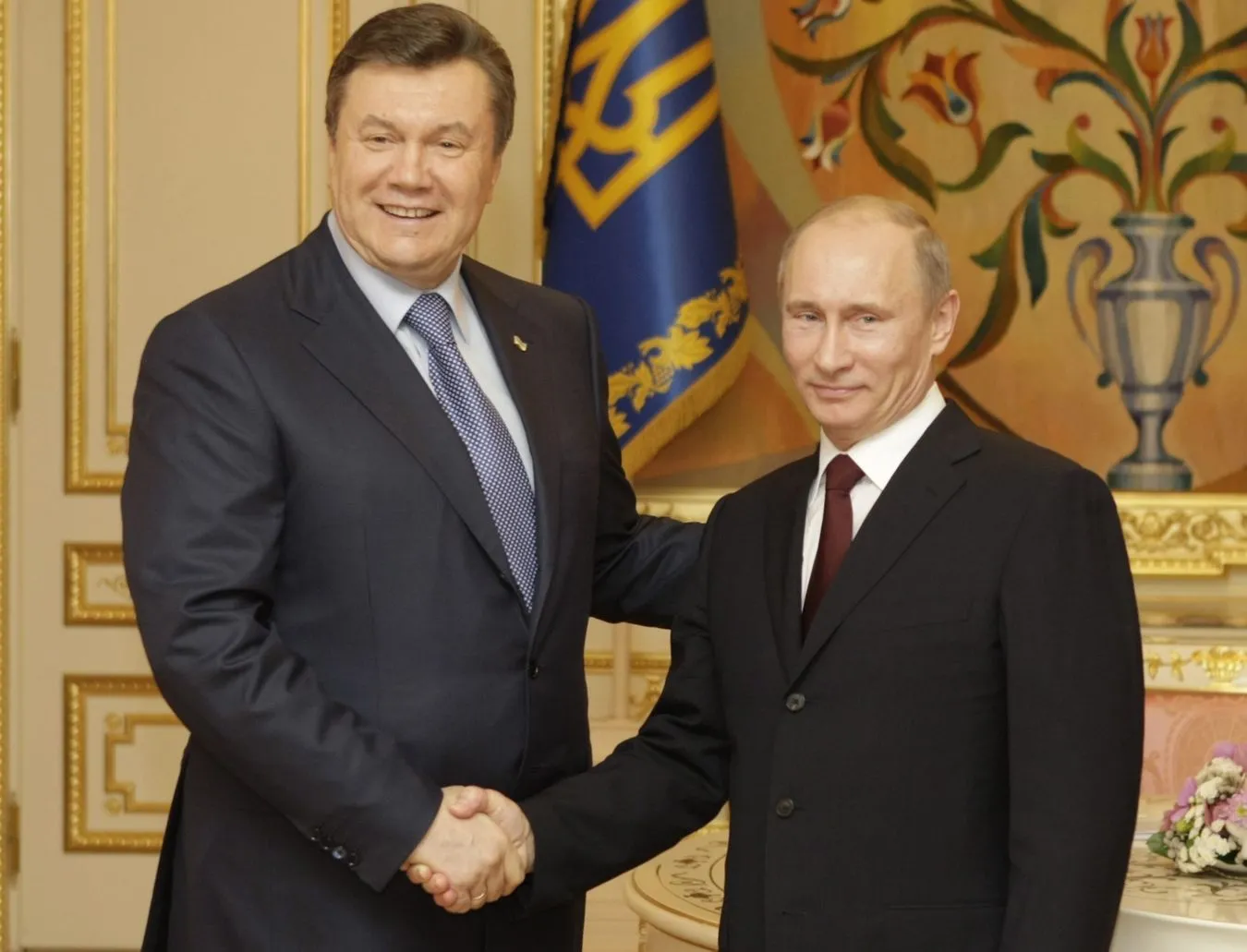 Wiktor Janukowycz i Władimir Putin