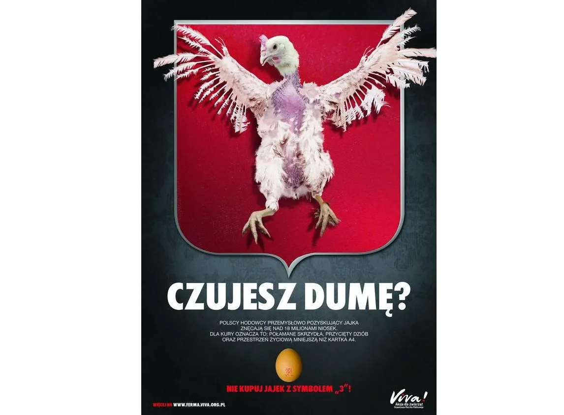Godło z kontrowersyjnego spotu organizacji Viva