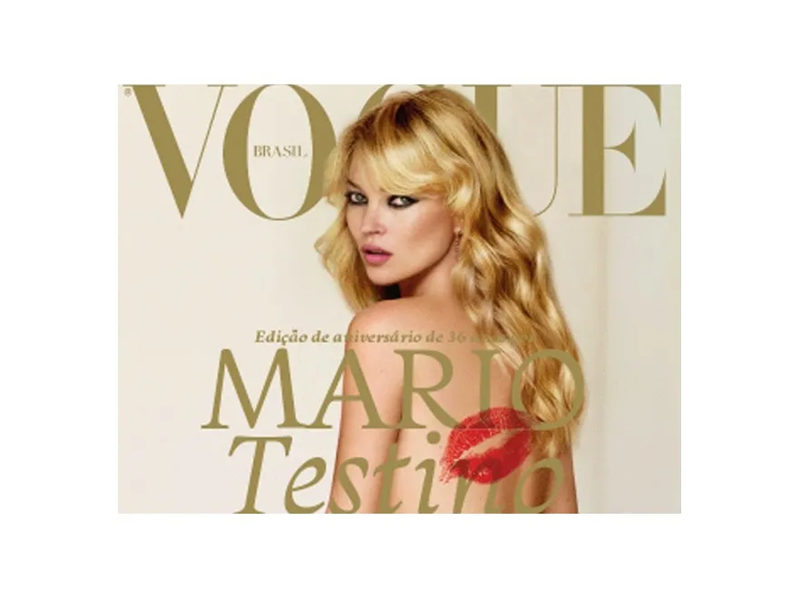 Kate Moss nago na okładce Vogue'a