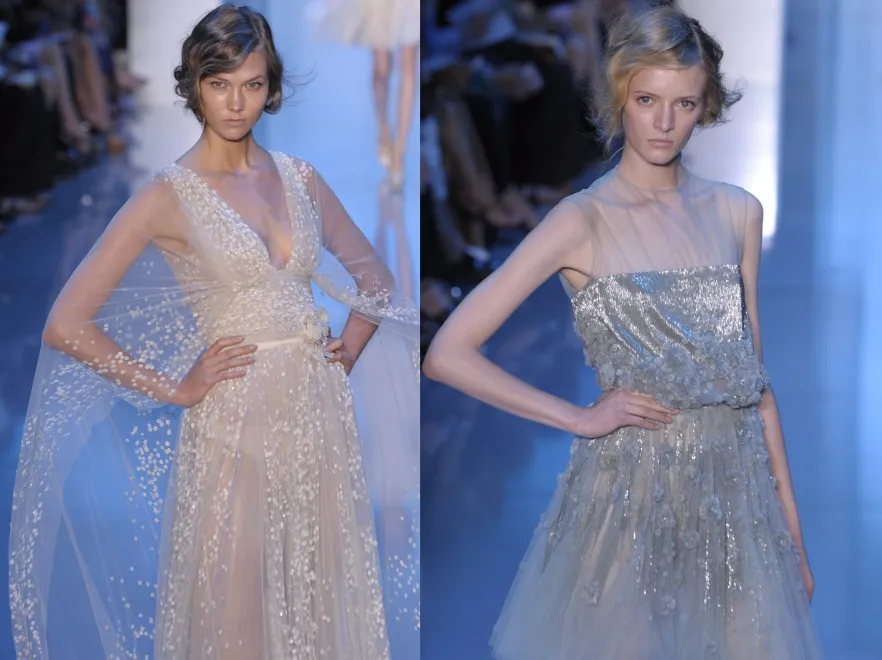 Paris Fashion Week - suknie Elie Saaba z kolekcji Haute couture.