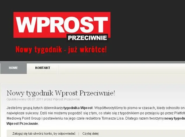 Byli dziennikarze "Wprost" idą na wojnę z Lisem