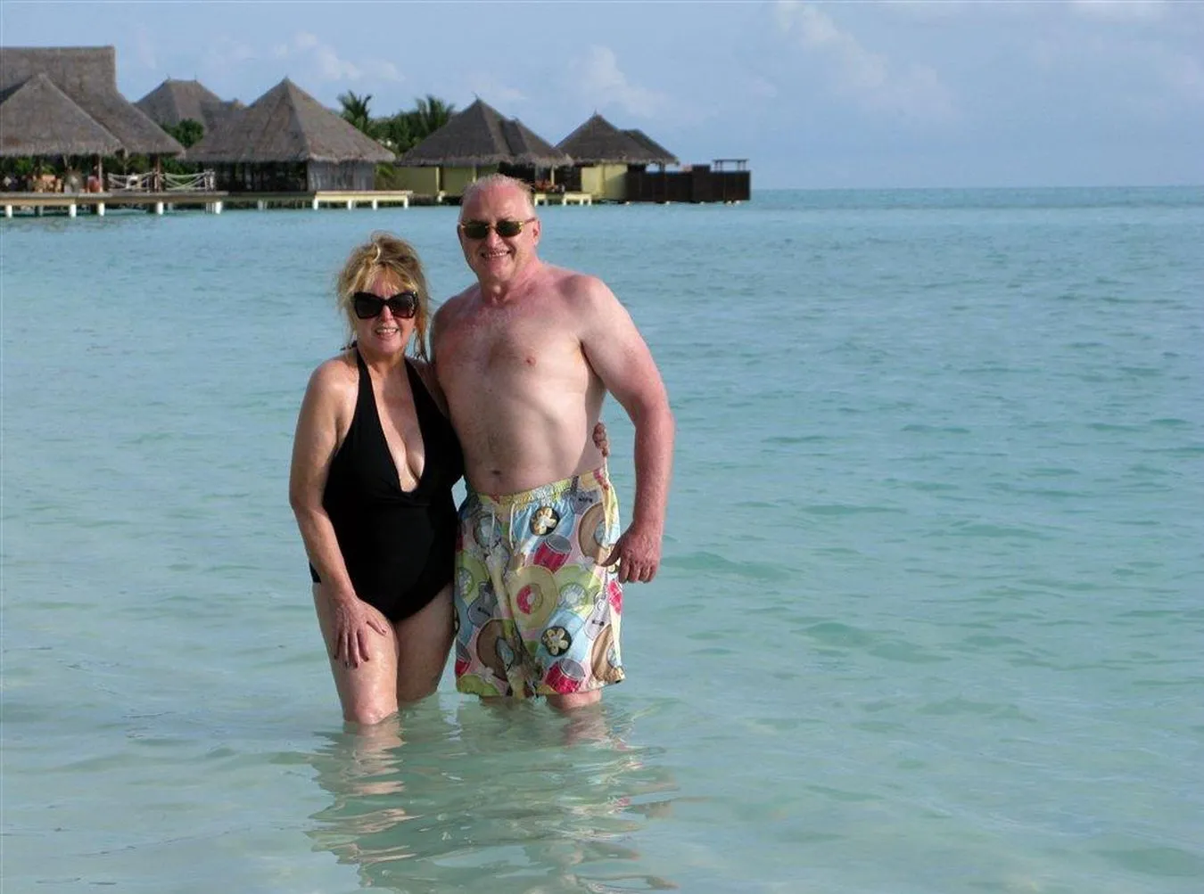 Maryla Rodowicz z mężem na Malediwach