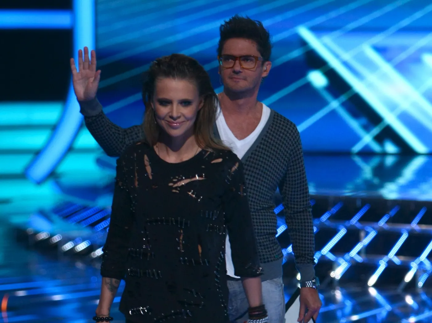 Kuba Wojewódzki i Maja Sablewska;