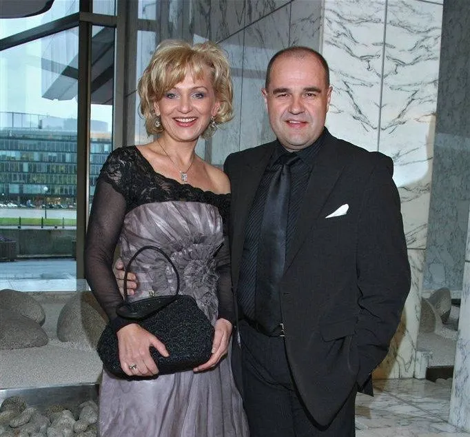 Katarzyna Żak z mężem Cezarym