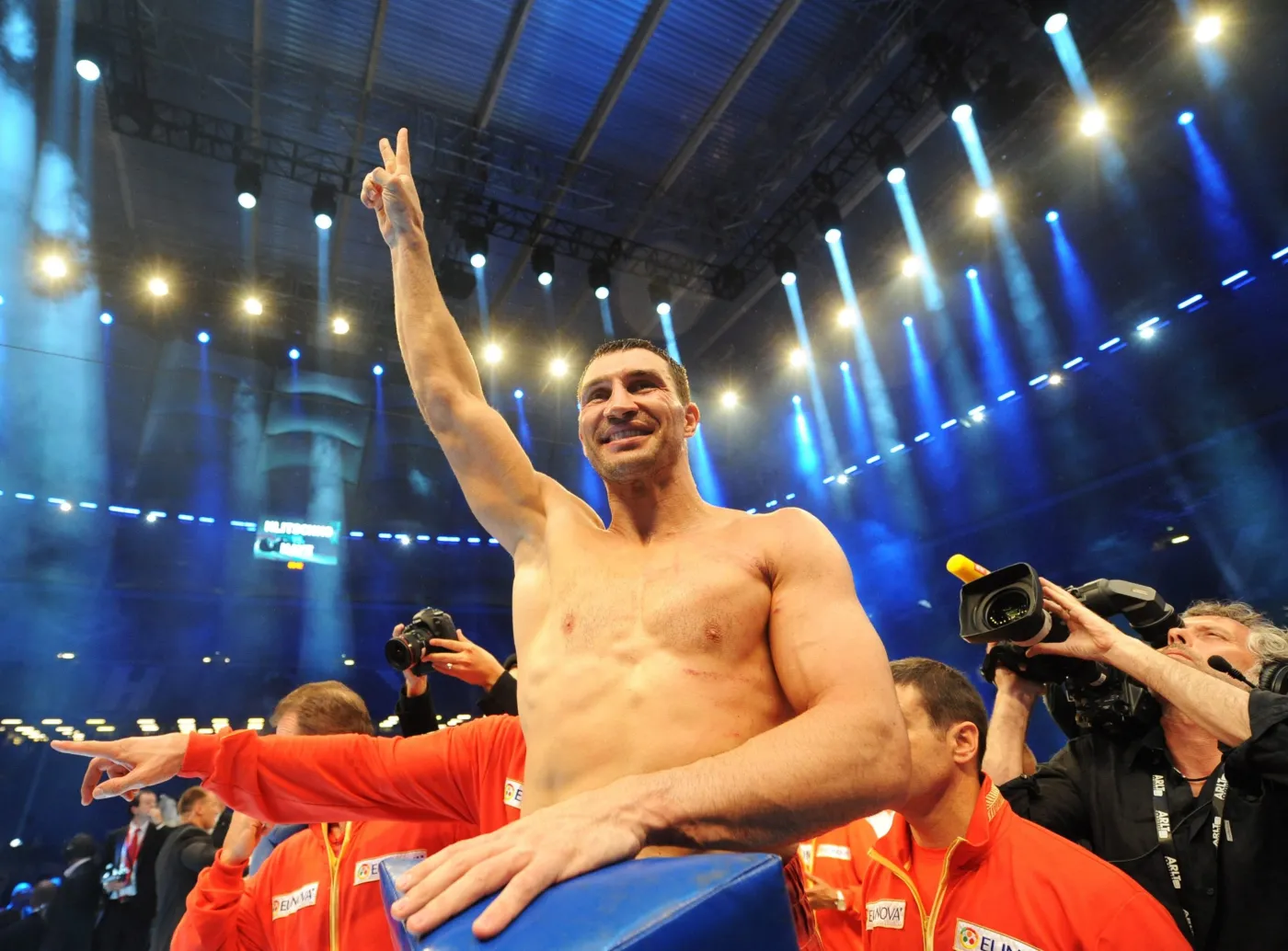 Władimir Kliczko po wygranej walce