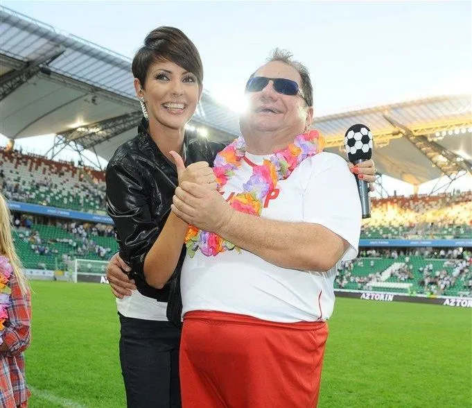 Dorota Gardias z Ryszardem Kaliszem