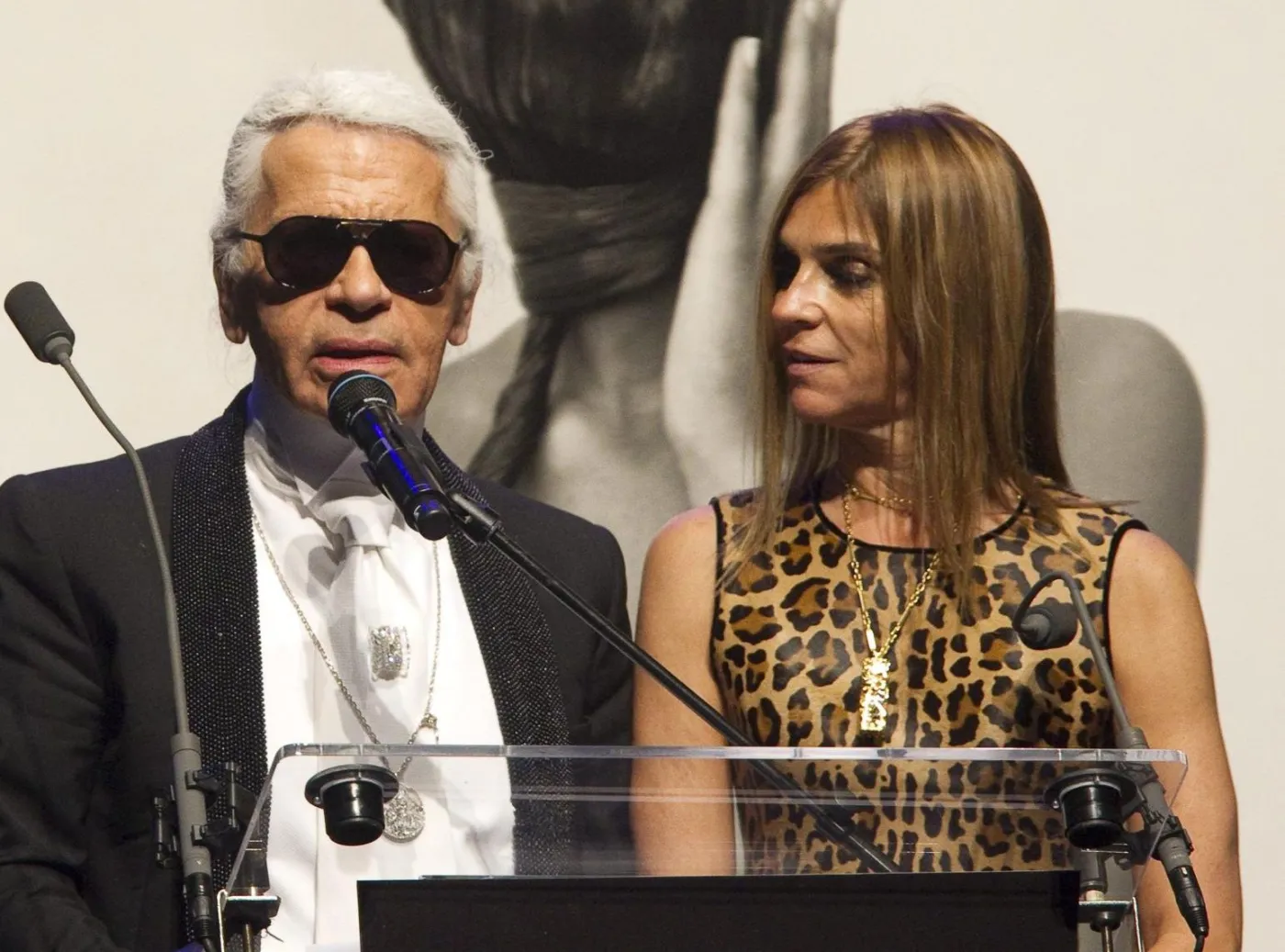 Carine Roitfeld i Carl Lagerfeld