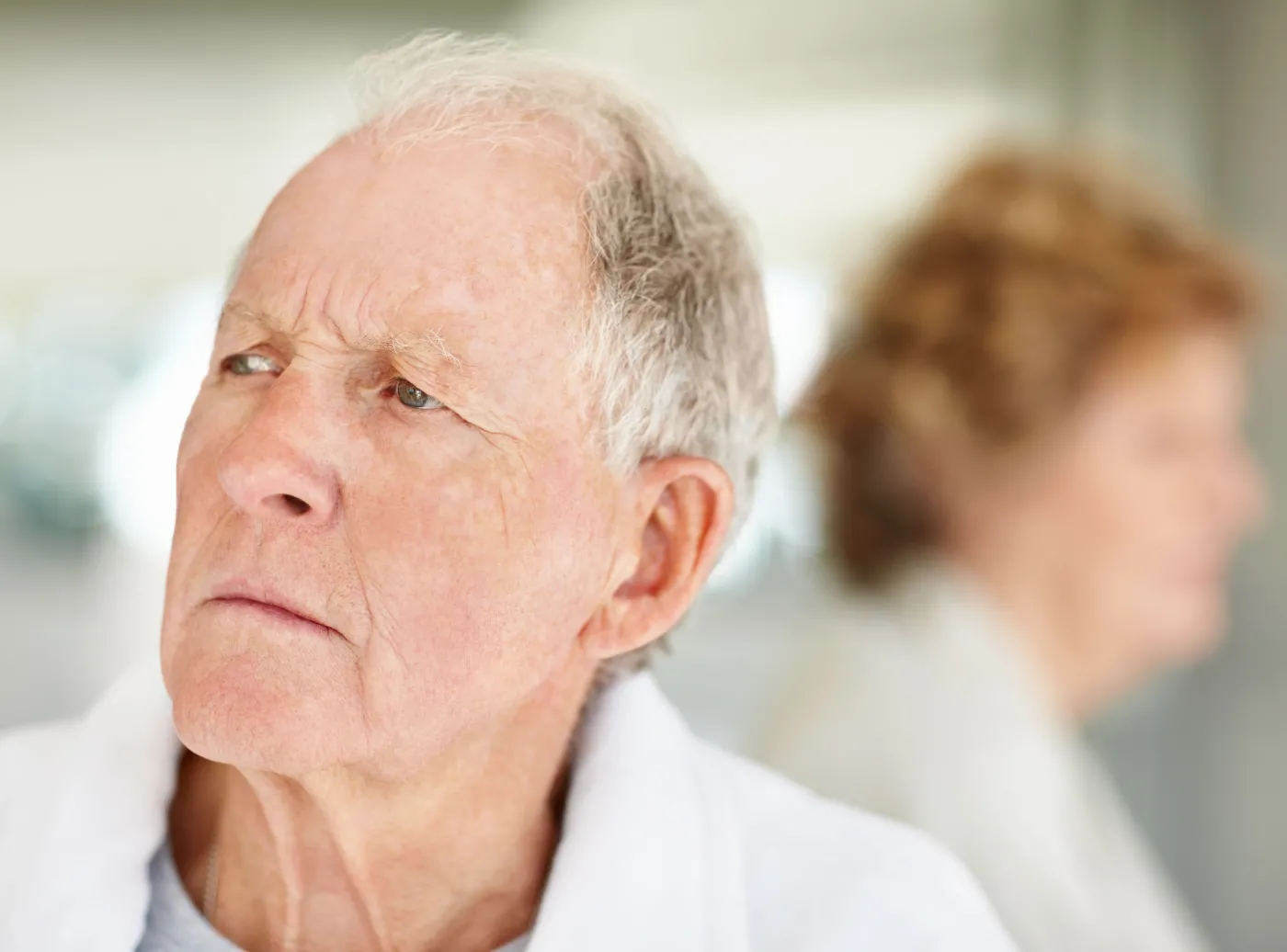 senior mężczyzna problem depresja