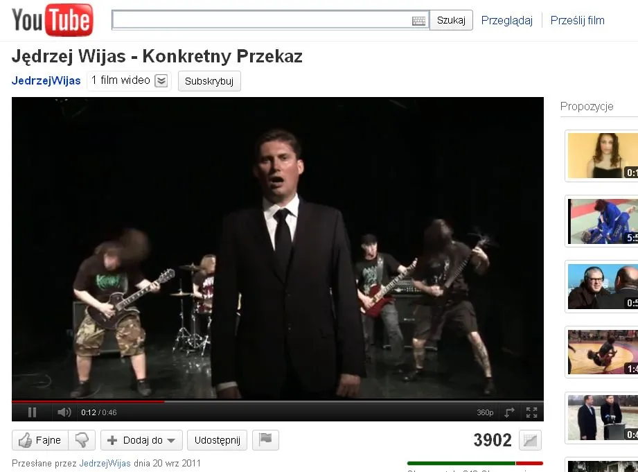 Jędrzej Wijas w wyborczym klipie