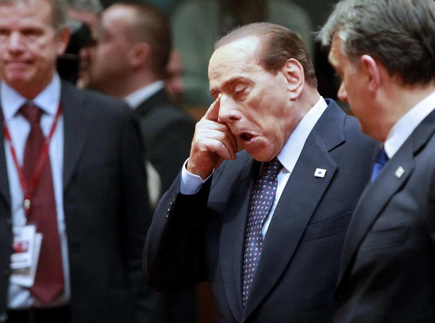 Premier Włoch Silvio Berlusconi i premier Węgier Viktor Orban 
