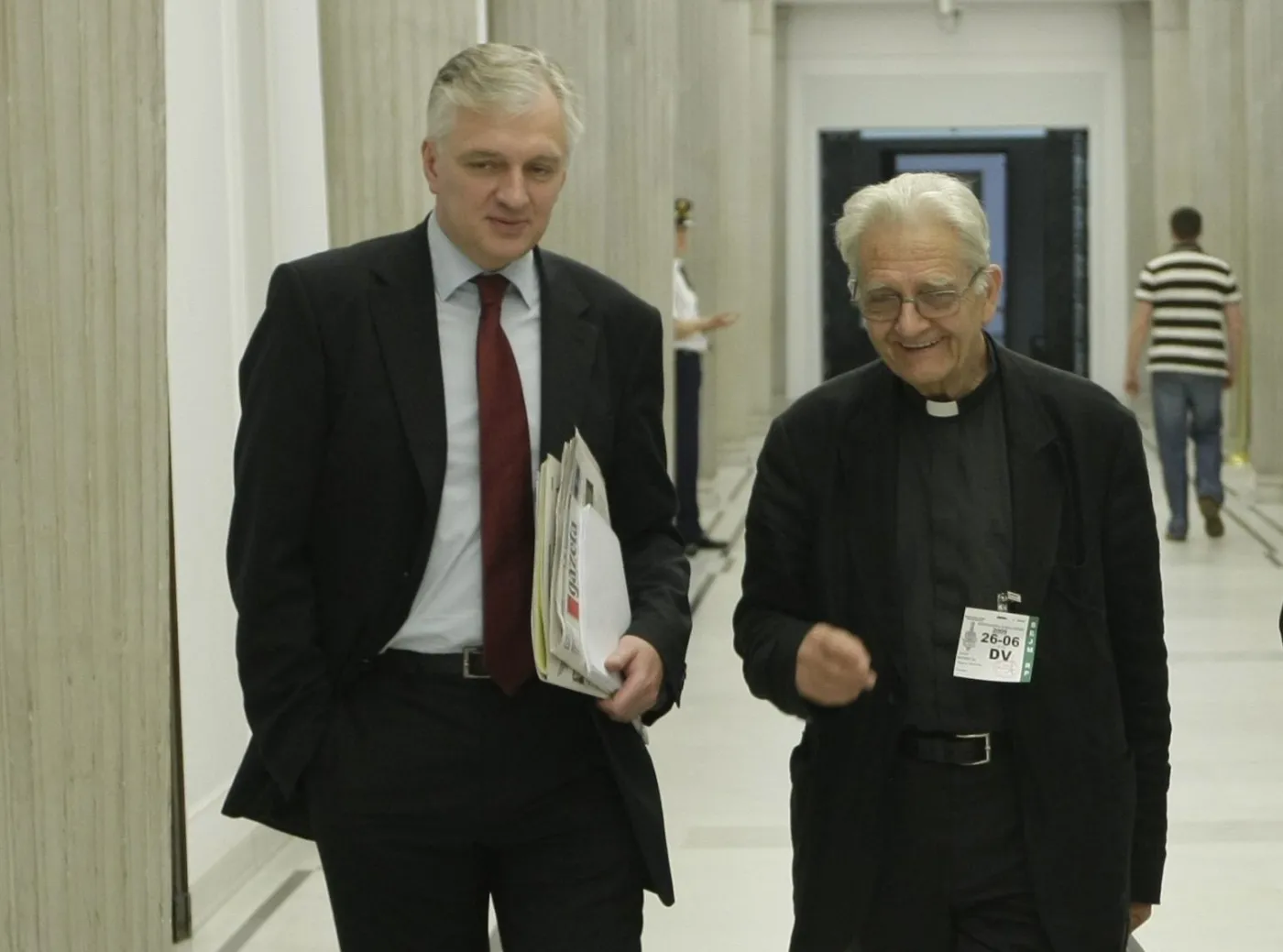 Jarosław Gowin i ks. Adam Boniecki