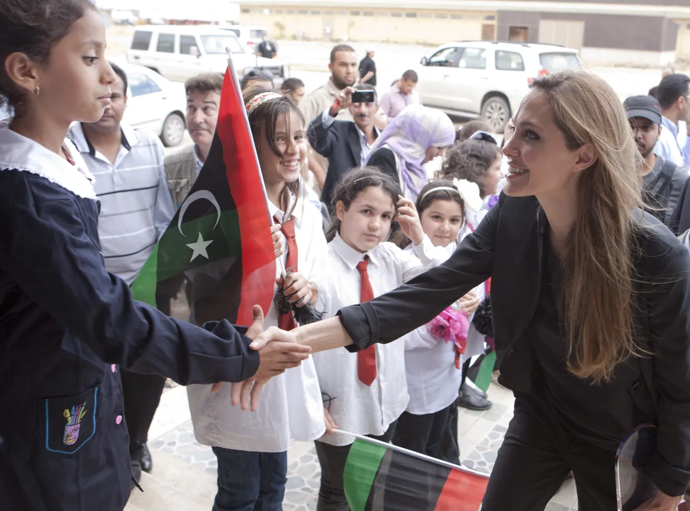 Angelina Jolie z wizytą w Libii