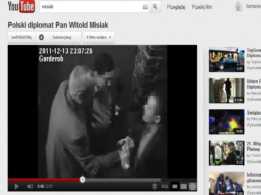 Białoruska telewizja kpi z polskiego dyplomaty. Kompromitujący film