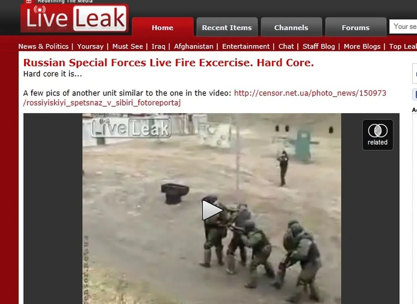 Ćwiczenia rosyjskich komandosów