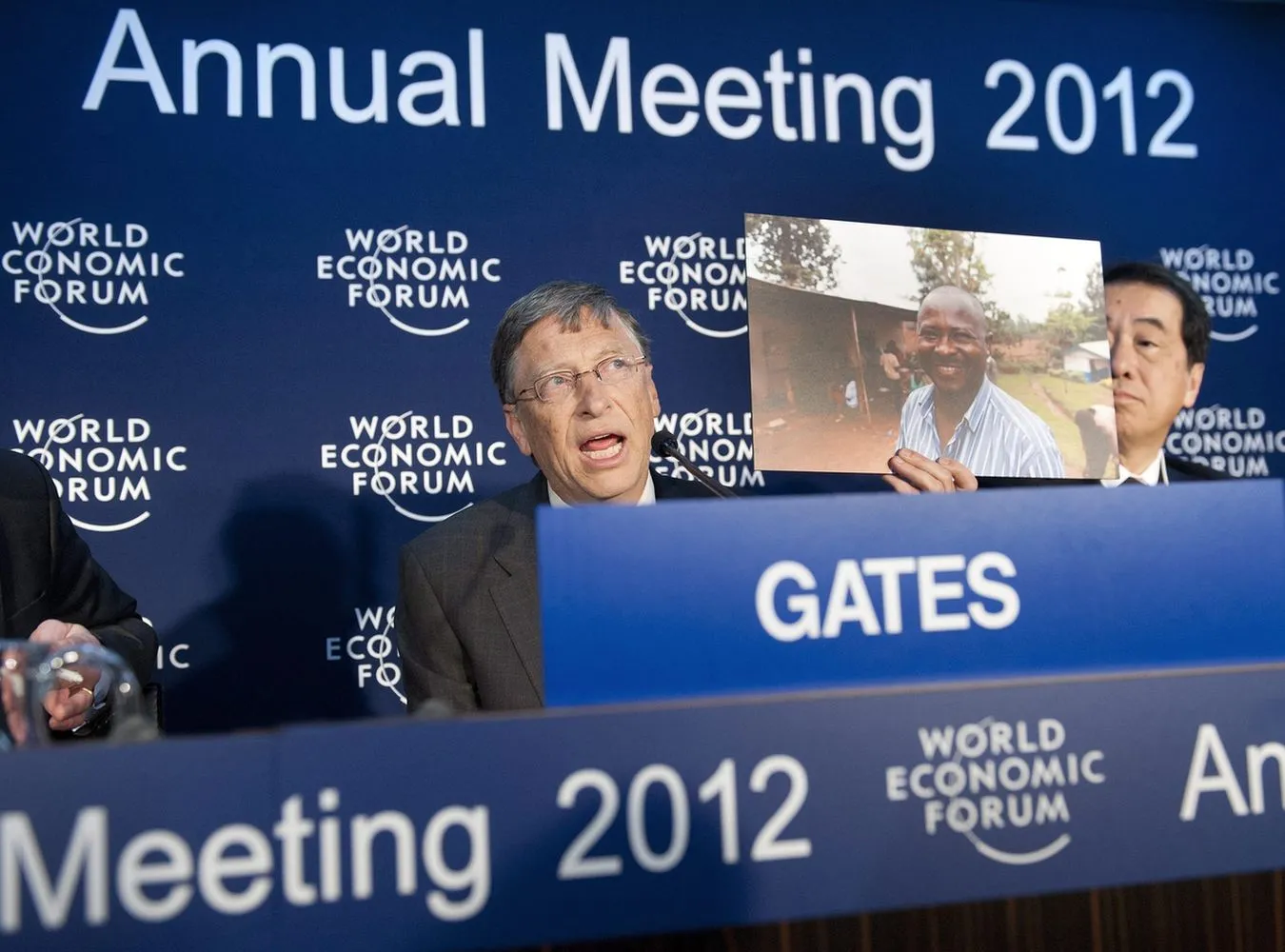 Bill Gates na szczycie w Davos
