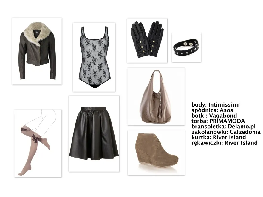 Modne zestawy w stylu "London look" na zimę 2012