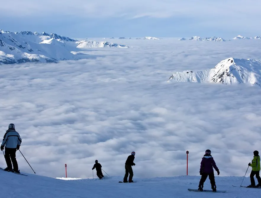 Morze mgły, Arosa w Szwajcarii