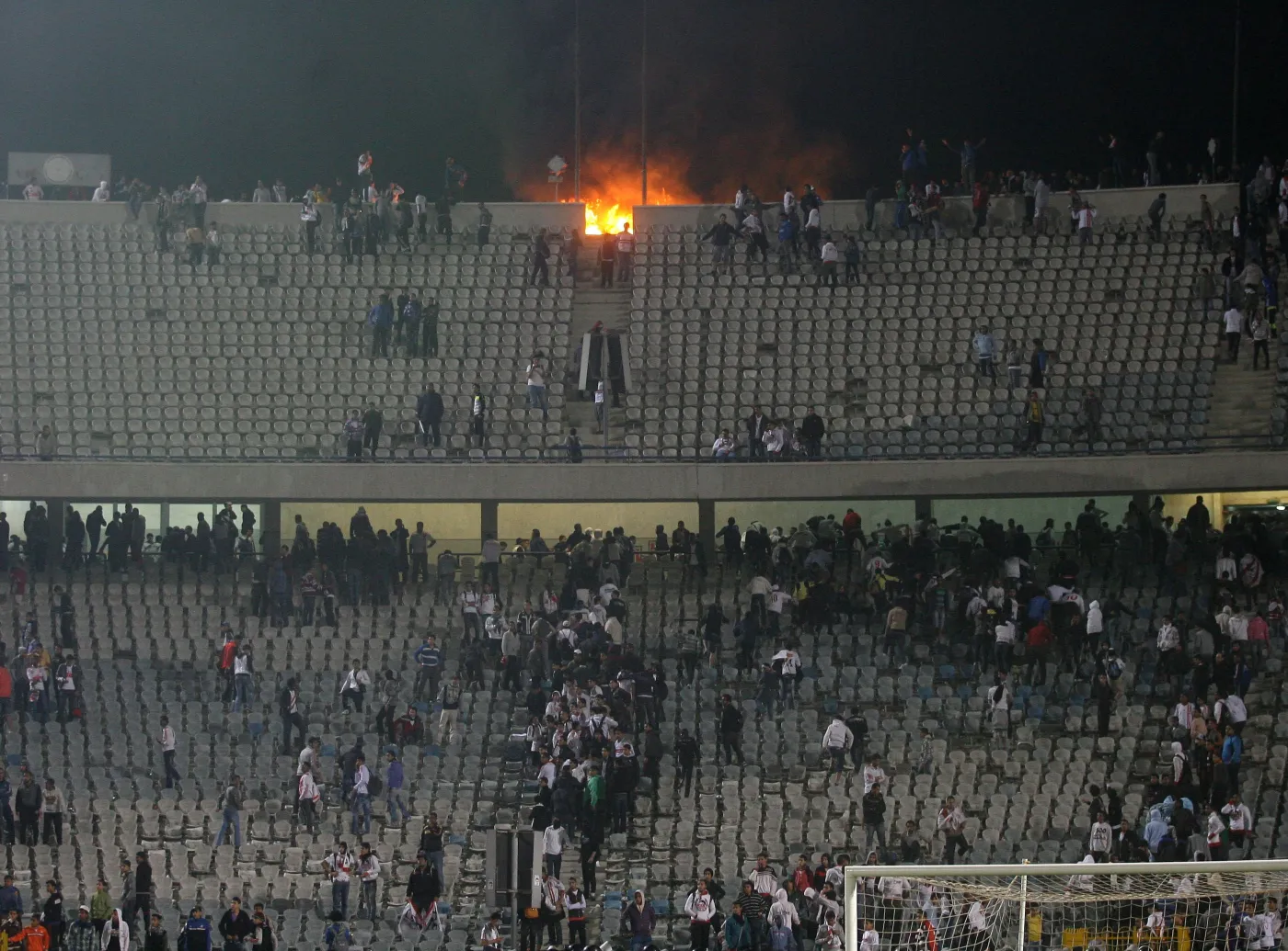 Zamieszki po meczu Al-Masry - Al-Ahly