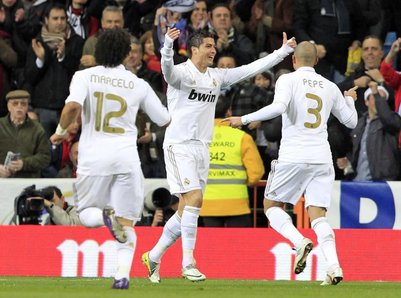 Cristiano Ronaldo, Pepe i Marcelo