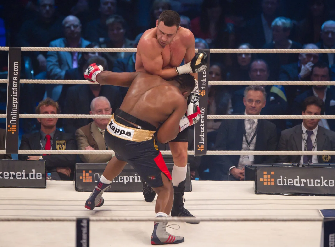 Witalij Kliczko i Dereck Chisora