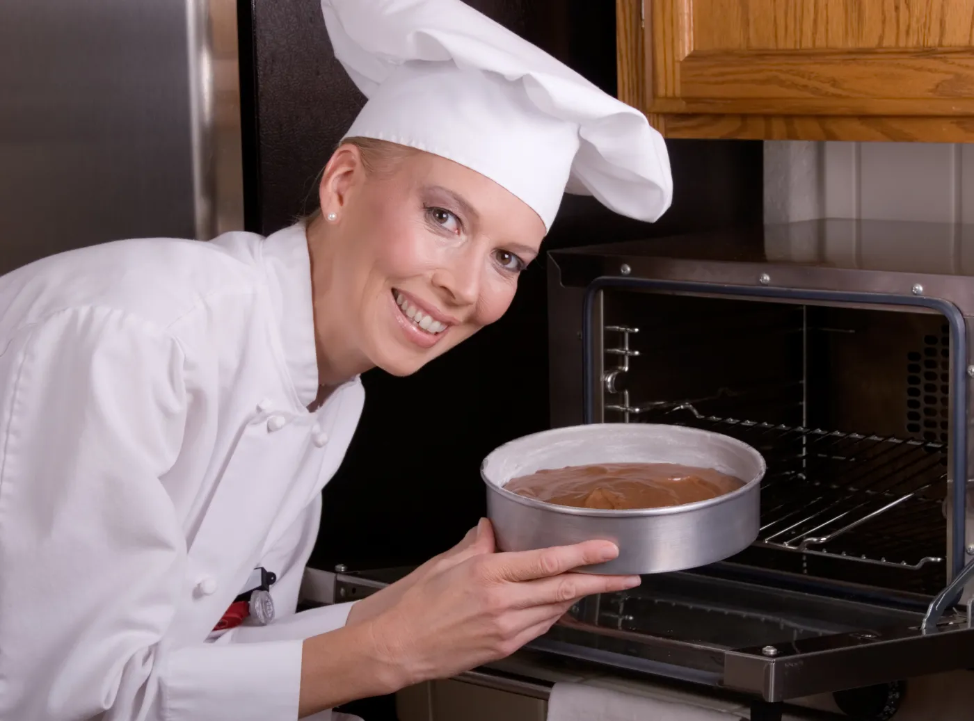 ciasto kucharz kucharka piekarnik