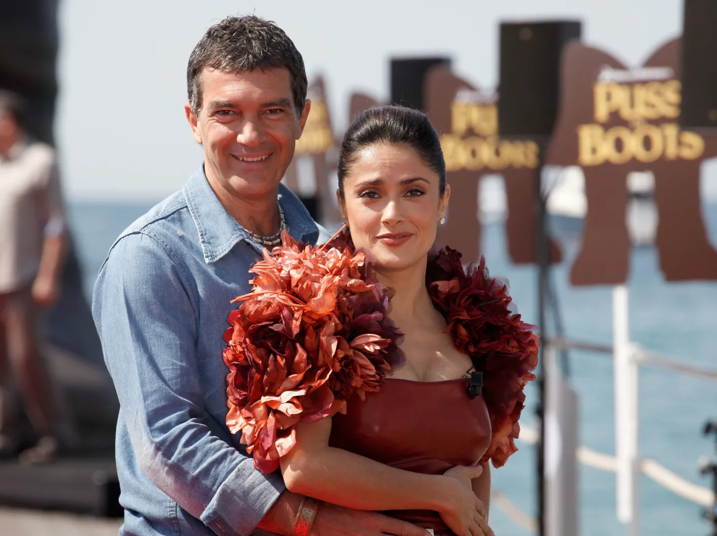 Salma Hayek i Antonio Banderas w Cannes