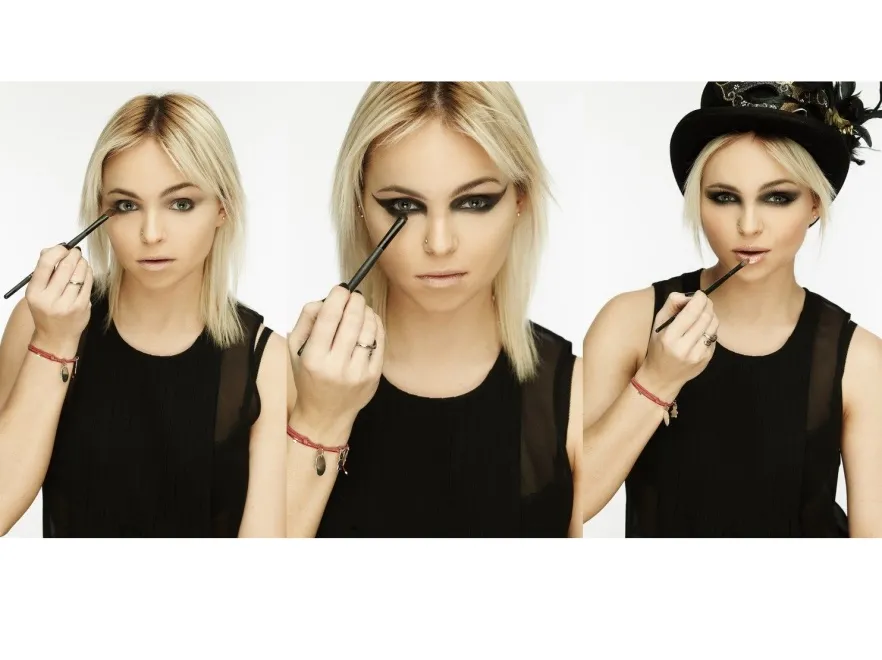Makijaż sylwestrowy Make Up Store Polska - modelka Candy Girl.
